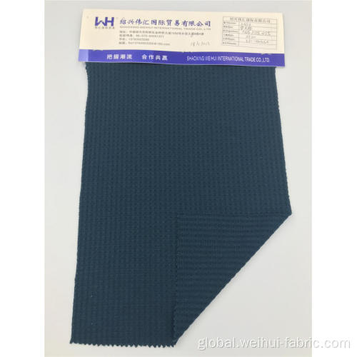 Custom Waffle Knitted Fabric High Quality Waffle Knitted Fabrics Dark Colour Fabrics Manufactory